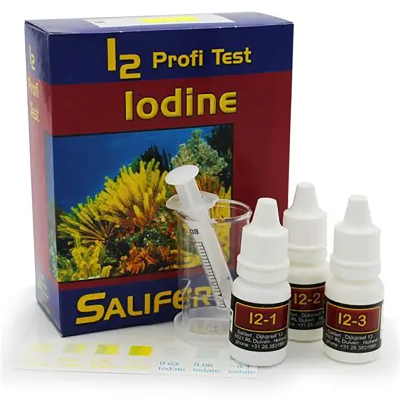 Marine Aquarium Test Kit - Salifert Iodine I2 Profi-Test - High