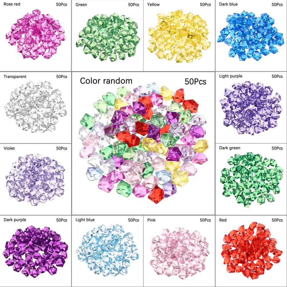 Marine Aquarium Cube - Confetti Aquarium Landscape Colorful Cobblestones Fish