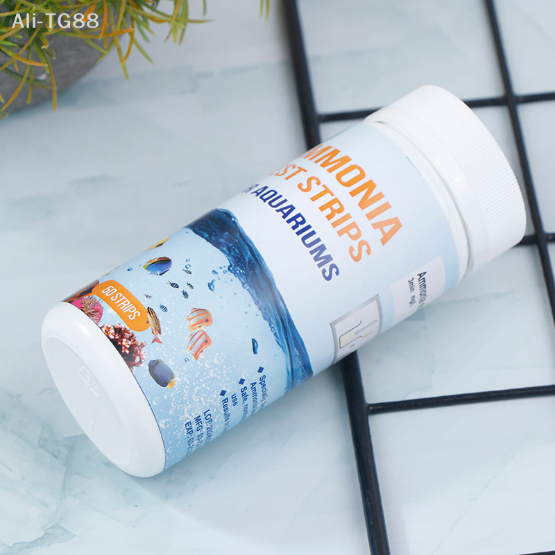 Marine Aquarium Test Kit - 50Pcs Ammonia Nitrogen Quick Water Quality