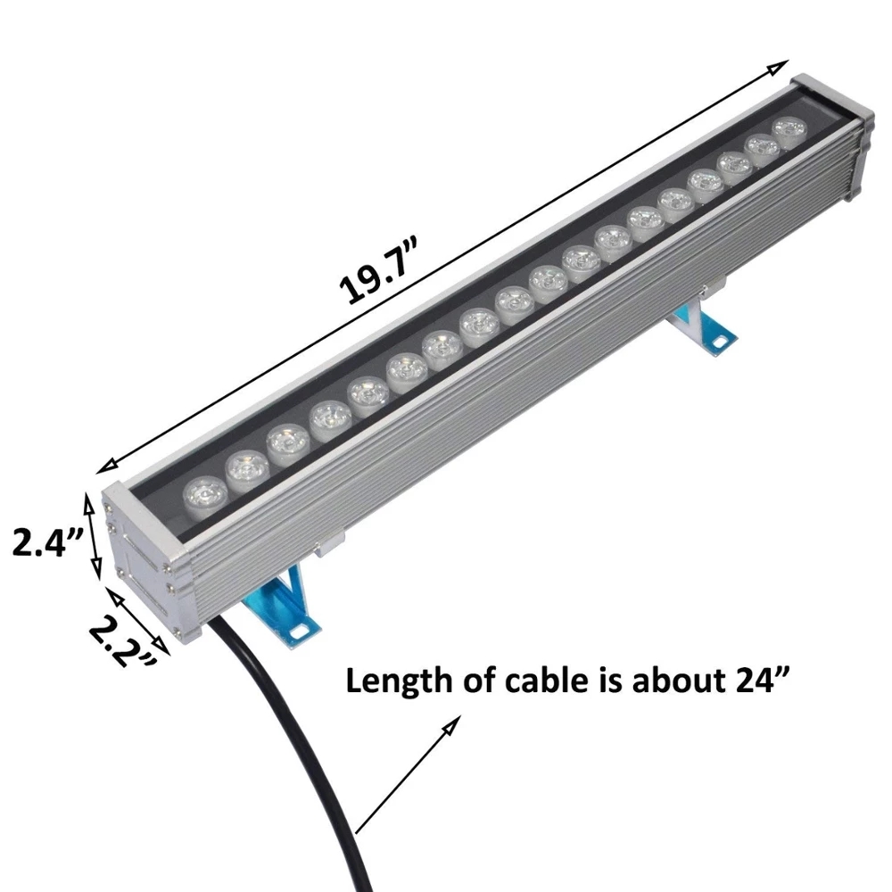 9w 12w 18w 36w 72w LED Wall wa - Actinic Blue Led avaliação e preço