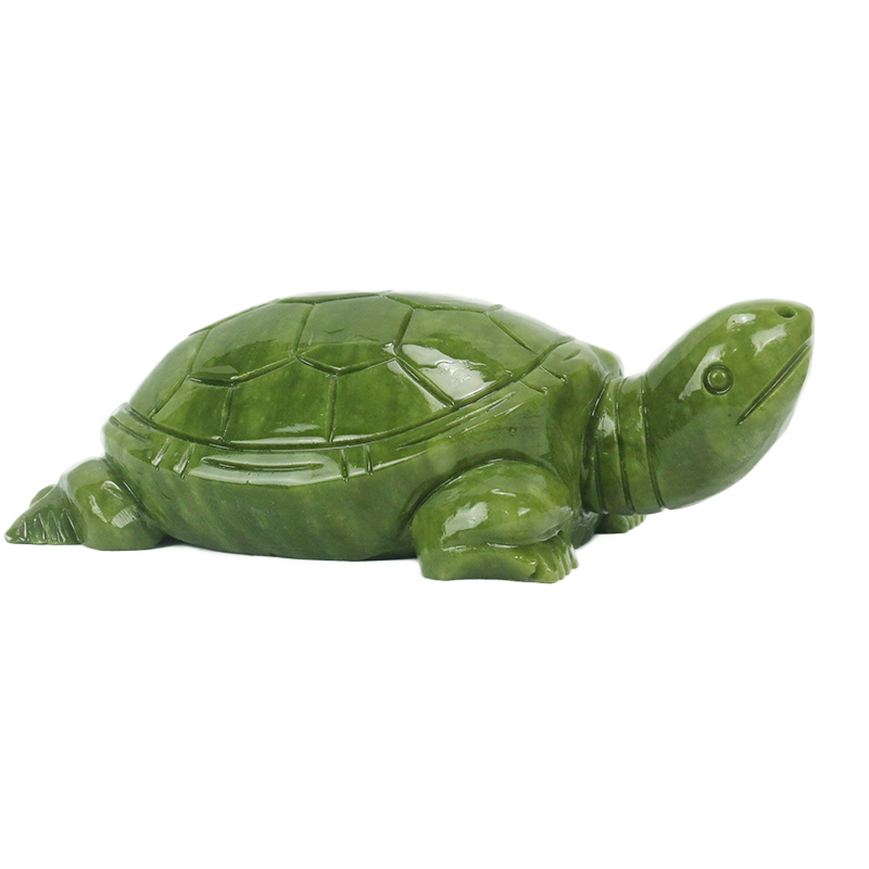 Natural Jade/turtle Sculpture/ - Marine Aquarium For Sale avaliação e preço
