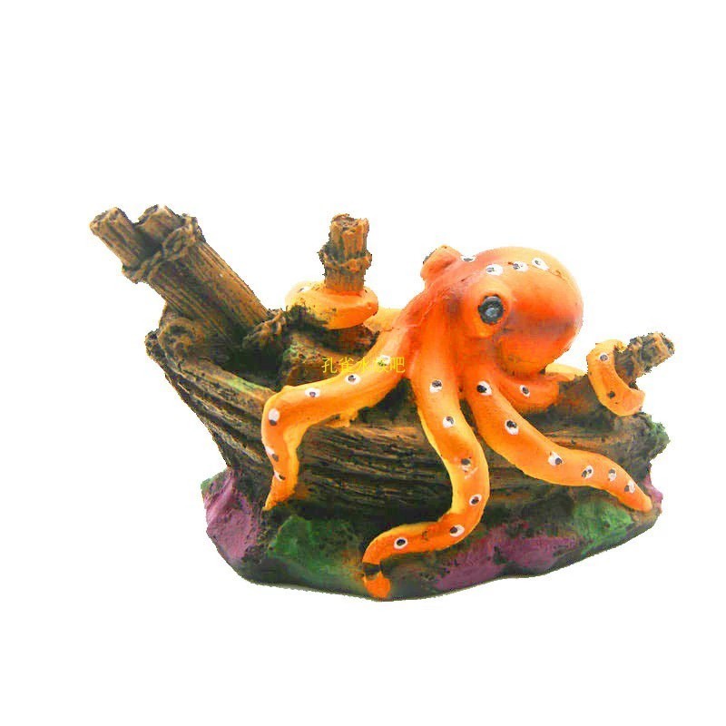 Resin Octopus Statue Ornaments - Marine Aquarium For Sale avaliação e preço