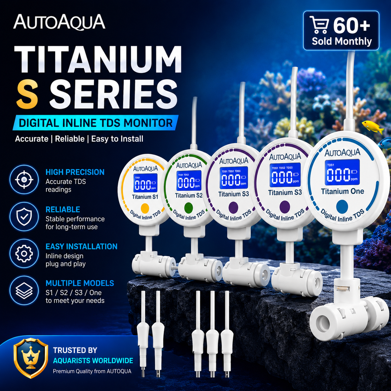 AutoAqua Aquarium Smart TDS Te - Marine Aquarium Test Kit avaliação e preço
