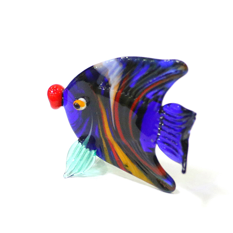 Murano Glass Sea Fish Mini Fig - Aquarium Marine Color avaliação e preço