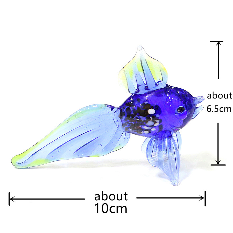 Murano Glass Sea Fish Mini Fig - Aquarium Marine Color avaliação e preço