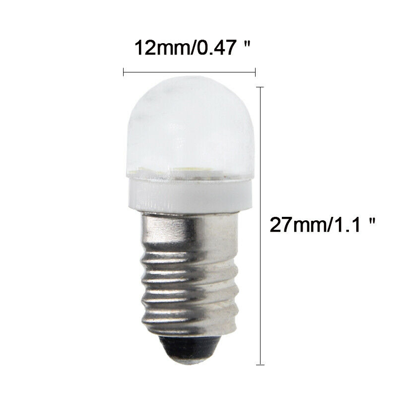 2X E10 led bulb lights Dc 3V 6 - Actinic Blue Led avaliação e preço