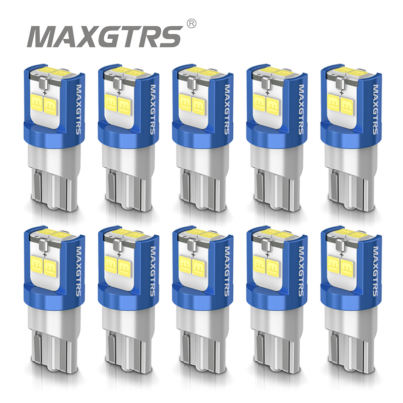 10x 194 168 T10 LED W5W LED Bu - Actinic Blue Led avaliação e preço
