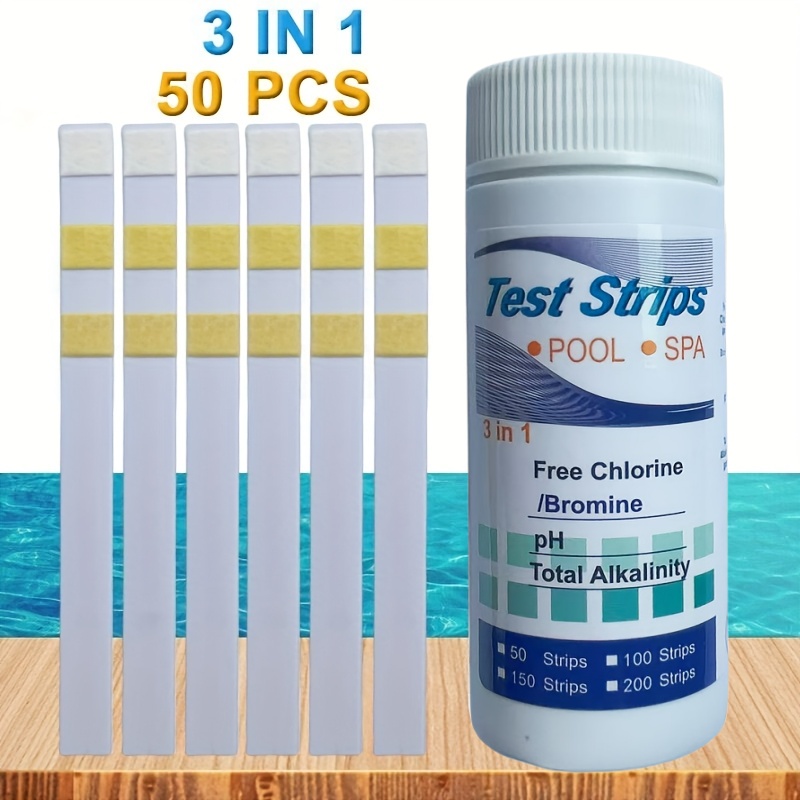 Chlorine PH Test Strips SPA Sw - Marine Aquarium Test Kit avaliação e preço