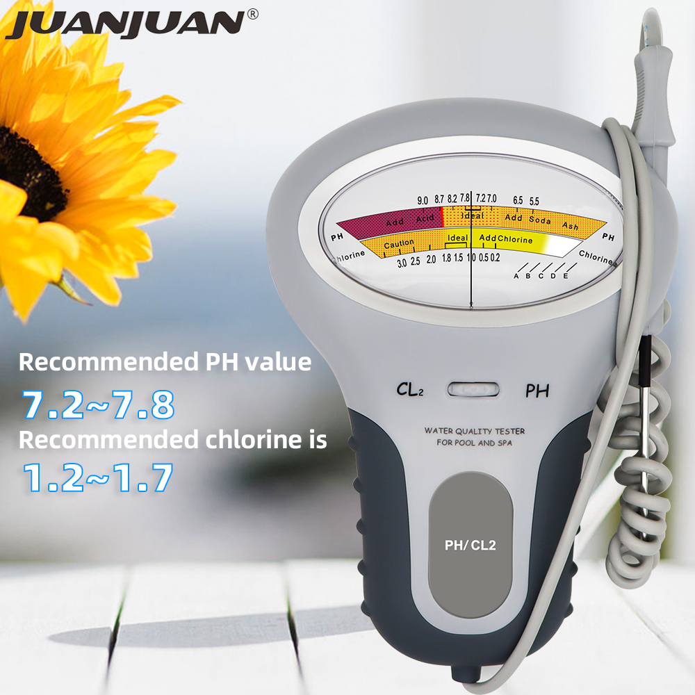 2 in 1 PH Chlorine Meter Chlor - Marine Aquarium Test Kit avaliação e preço