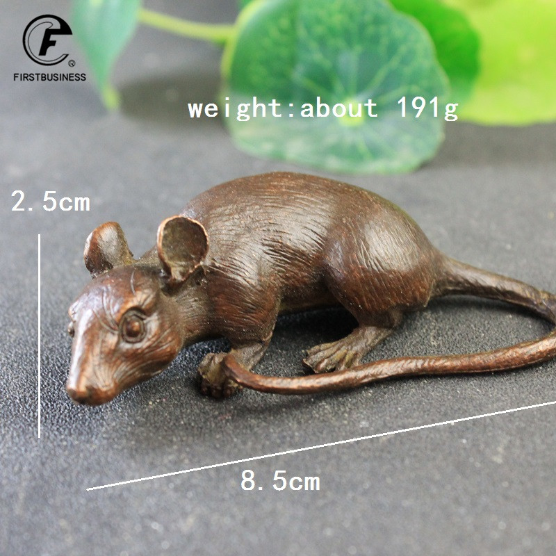 Heavy Brass BIG Rat Mouse Figu - Marine Aquarium For Sale avaliação e preço
