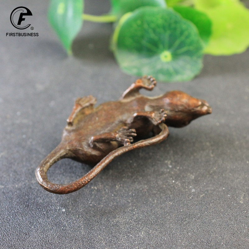 Heavy Brass BIG Rat Mouse Figu - Marine Aquarium For Sale avaliação e preço