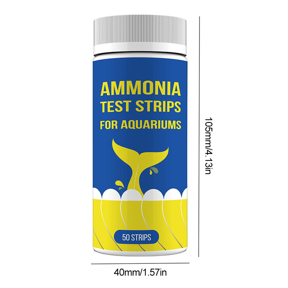 50pc Ammonia Nitrogen Quick Wa - Marine Aquarium Test Kit avaliação e preço