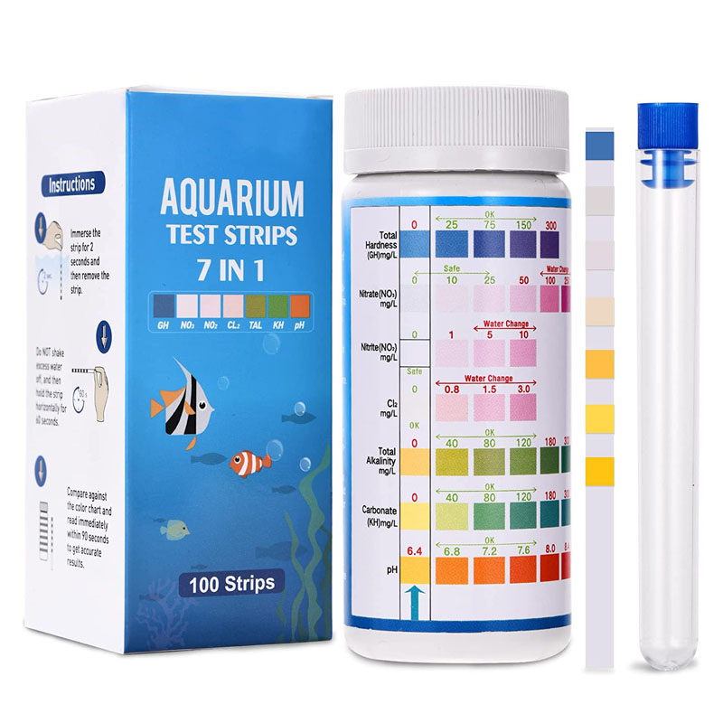 7-IN-1 Aquarium Test Strips 10 - Marine Aquarium Test Kit avaliação e preço