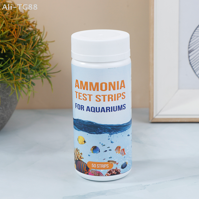 50Pcs Ammonia Nitrogen Quick W - Marine Aquarium Test Kit avaliação e preço
