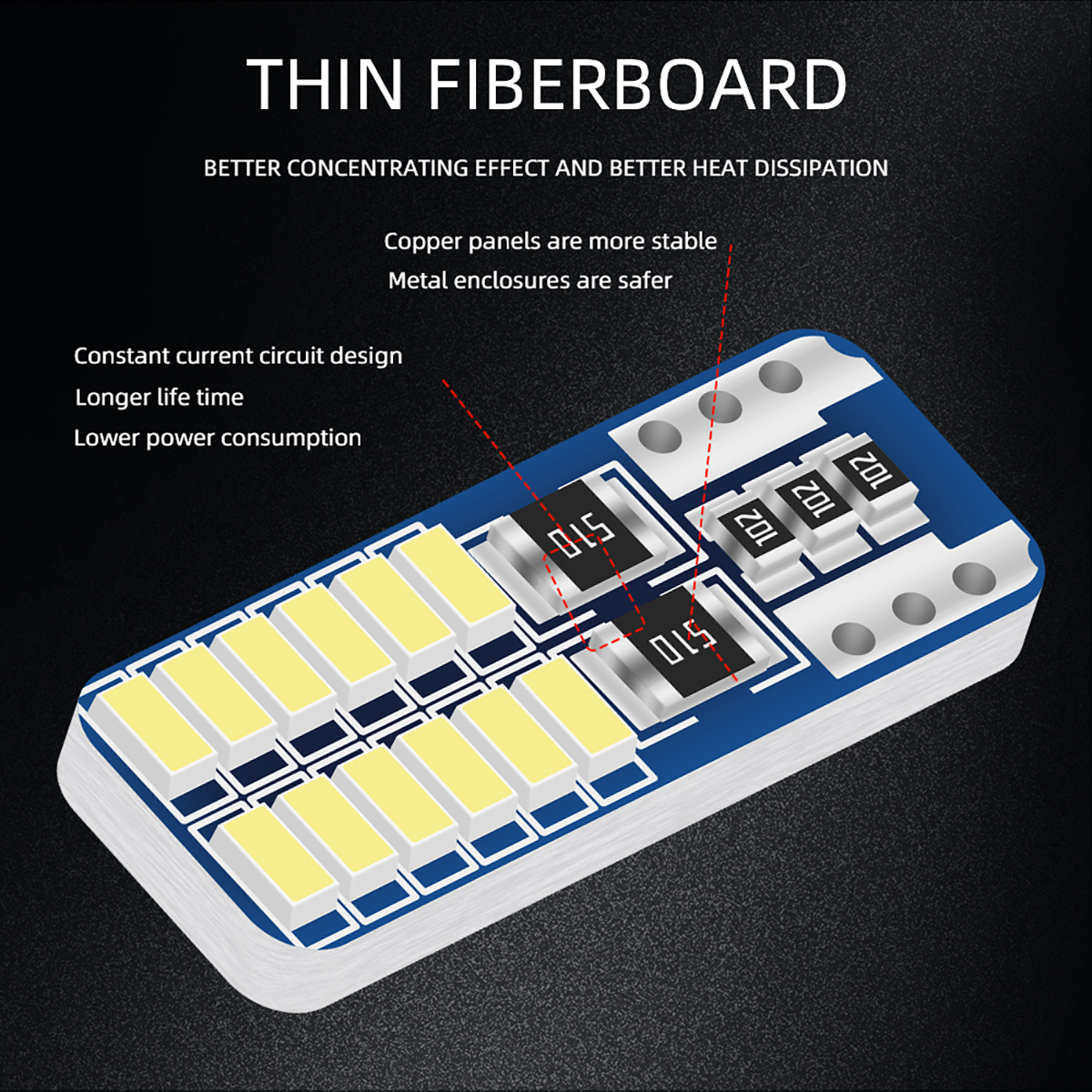 2/6/10/20PCS T10 W5W LED Car I - Actinic Blue Led avaliação e preço