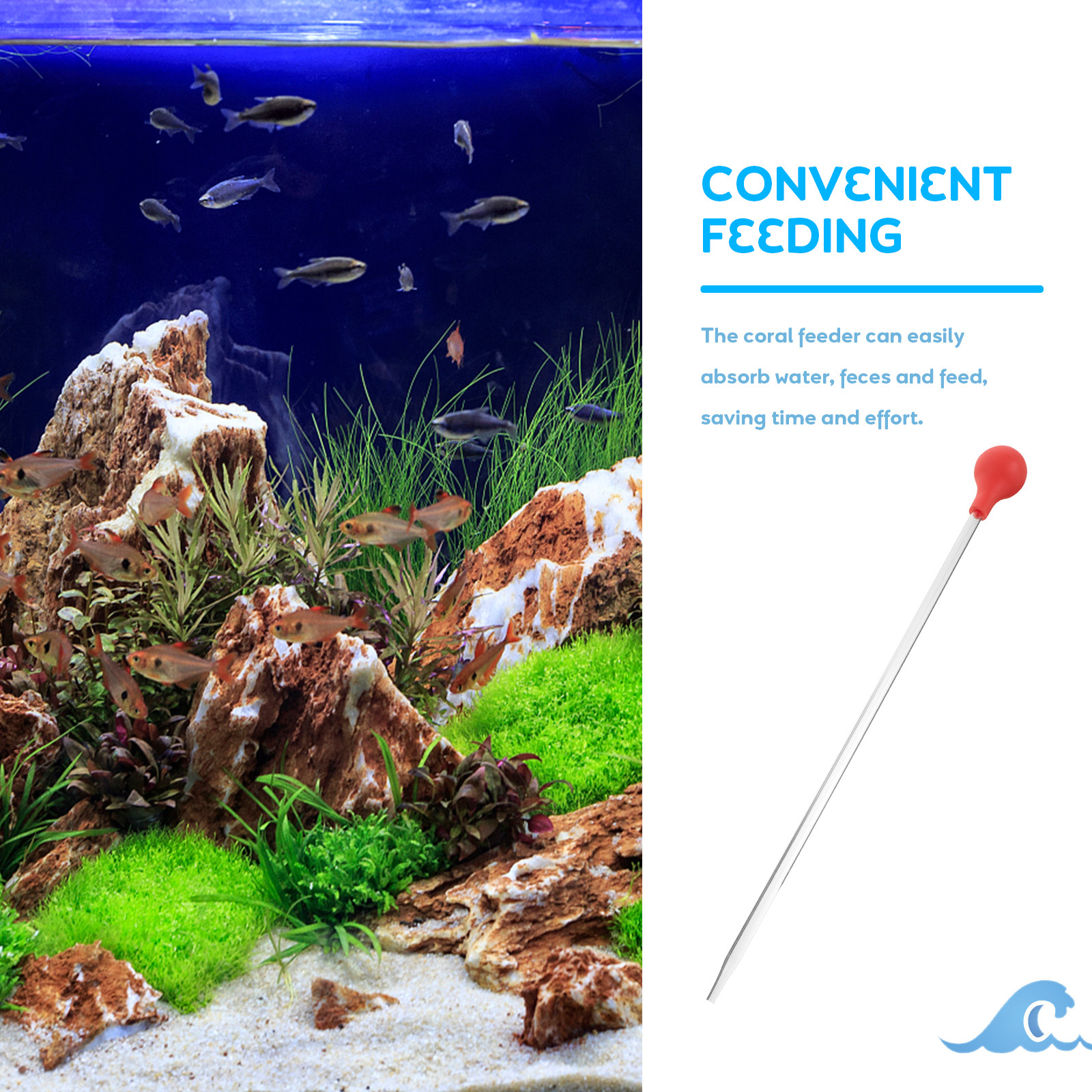 40Cm Coral Feeding Tube Acryli - Coral Food Liquid avaliação e preço