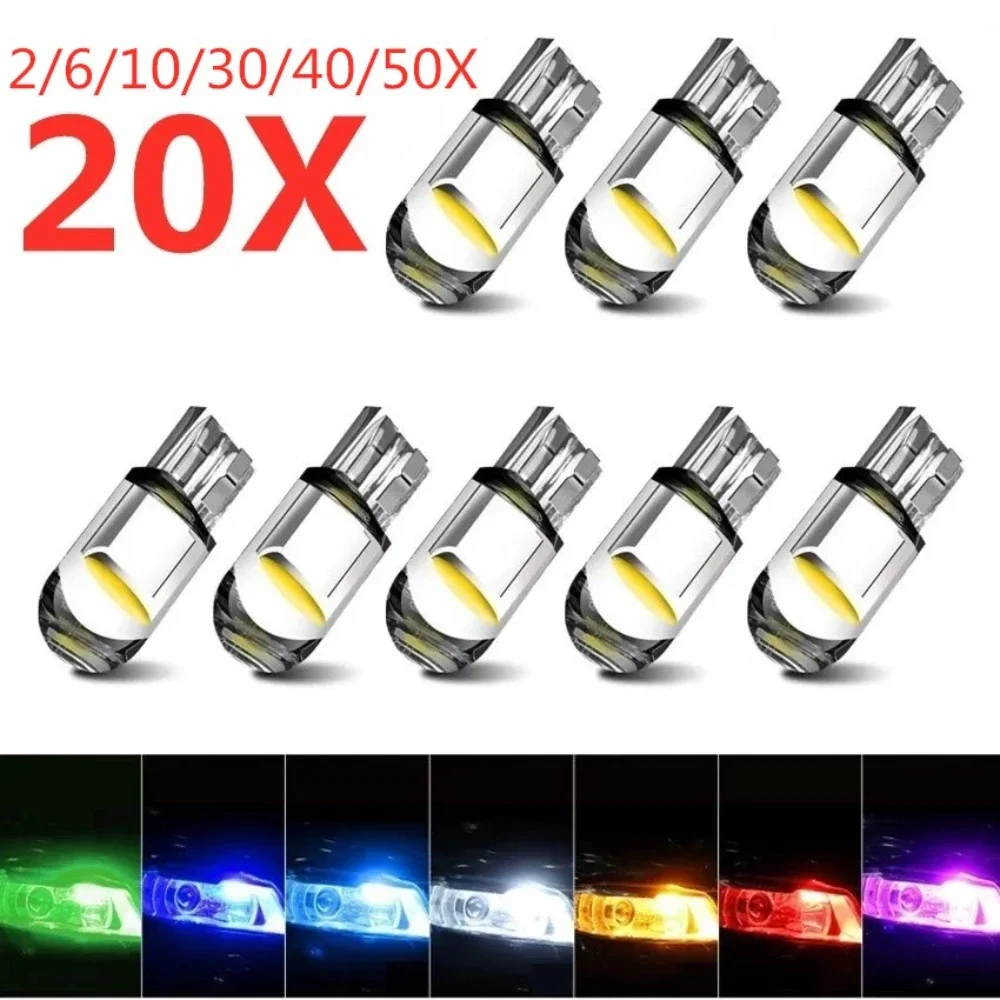 Wholesale T10 W5W W3W Led COB  - Actinic Blue Led avaliação e preço