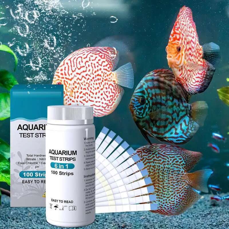 100pcs Nitrite Nitrate Chlorin - Marine Aquarium Test Kit avaliação e preço