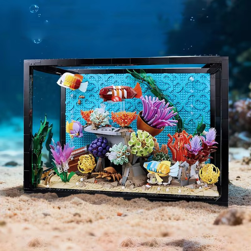 4154Pcs Tropical Aquarium 1036 - Marine Aquarium Cube avaliação e preço