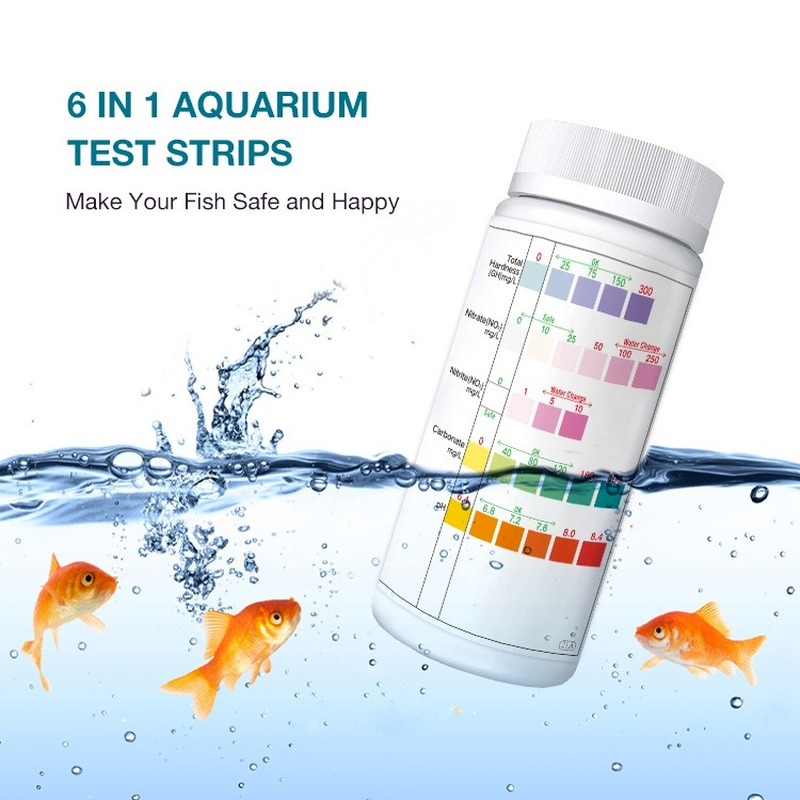 7-IN-1 100strip Aquarium Test  - Marine Aquarium Test Kit avaliação e preço