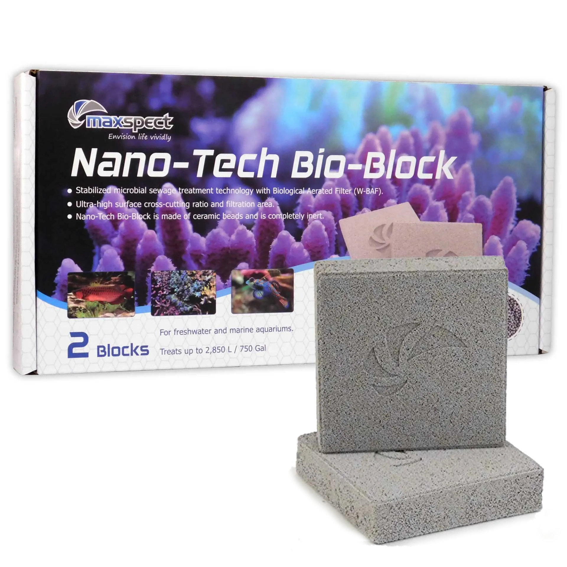 Aquarium Nano-Tech Bio Block - - Marine Aquarium Cube avaliação e preço