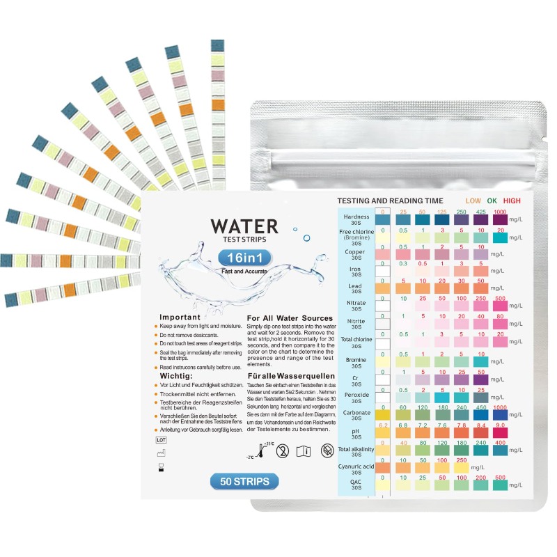 Aquarium Test Strips Freshwate - Marine Aquarium Test Kit avaliação e preço