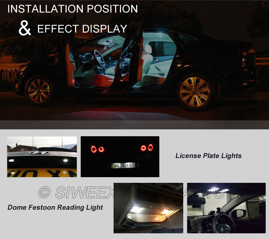 31mm 3528 1210 SMD 12 LED Car  - Actinic Blue Led avaliação e preço