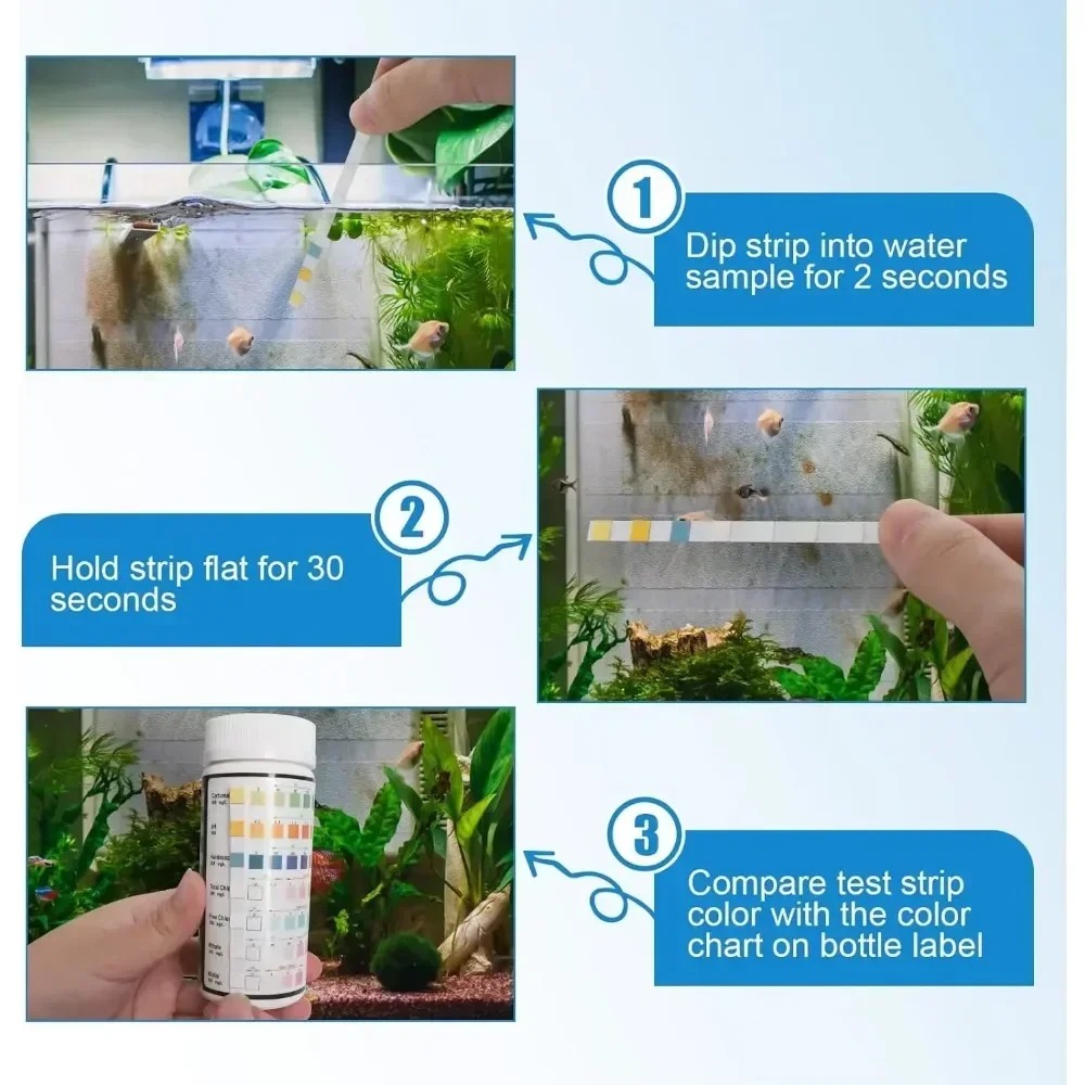 Aquarium Test Strip  PH Qualit - Marine Aquarium Test Kit avaliação e preço
