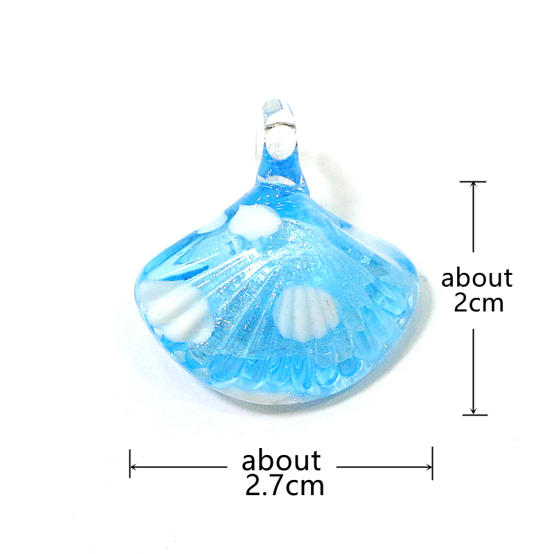 Colorful Mini Sea Shell Charm  - Aquarium Marine Color avaliação e preço