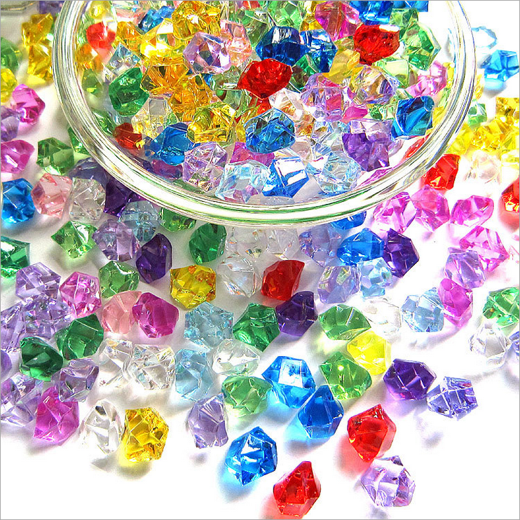 200Pcs Colorful Aquarium Acryl - Marine Aquarium Cube avaliação e preço