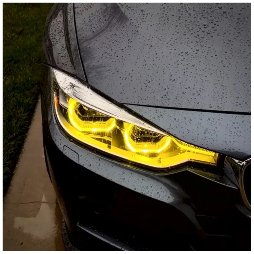 Yellow DRL Angel Eye LED Board - Actinic Blue Led avaliação e preço
