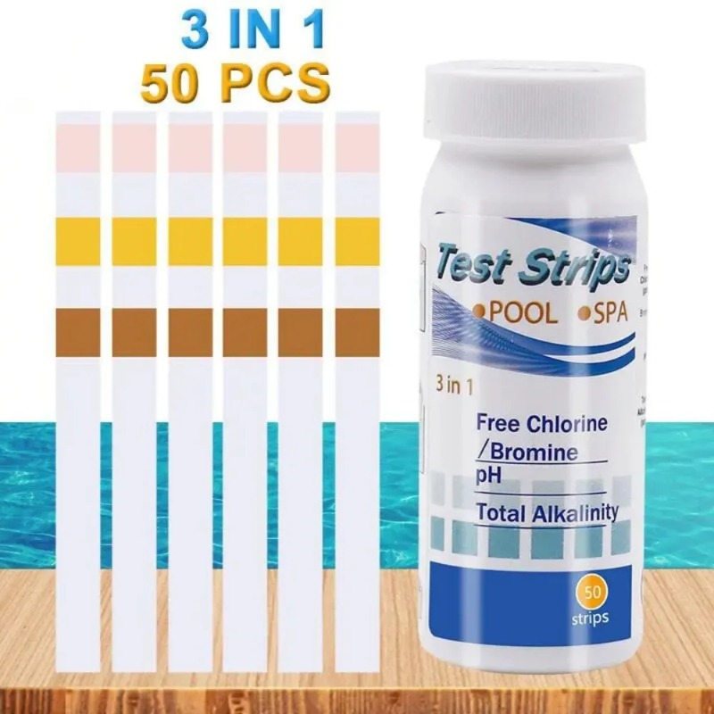 Chlorine PH Test Strips SPA Sw - Marine Aquarium Test Kit avaliação e preço