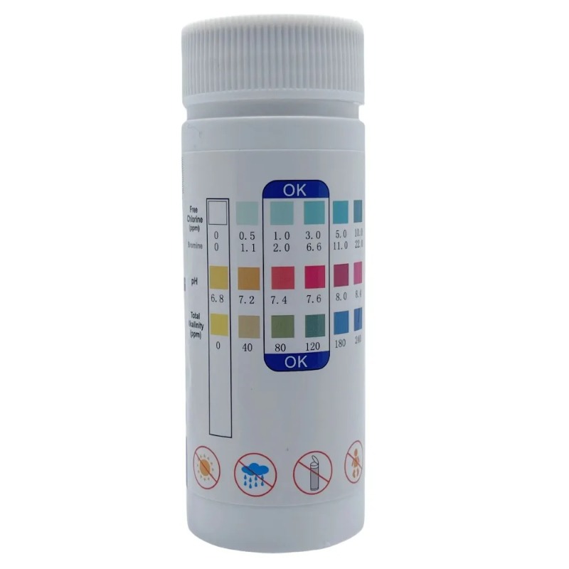 Chlorine PH Test Strips SPA Sw - Marine Aquarium Test Kit avaliação e preço