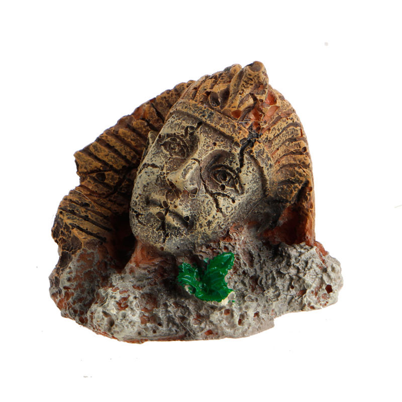 Egyptian Pharaoh Sphinx Resin  - Marine Aquarium For Sale avaliação e preço
