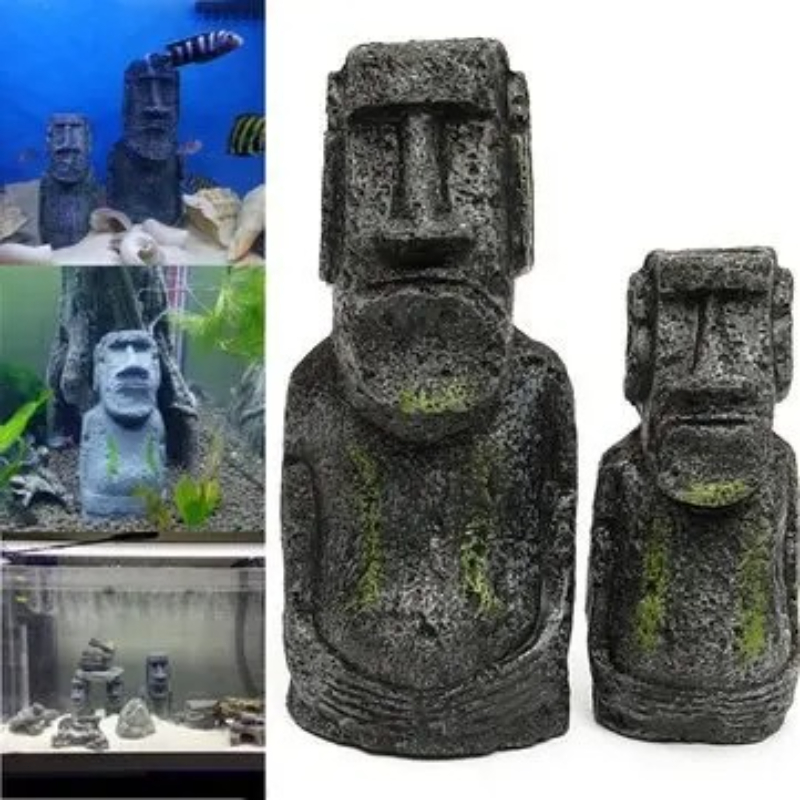 Egyptian Pharaoh Sphinx Resin  - Marine Aquarium For Sale avaliação e preço