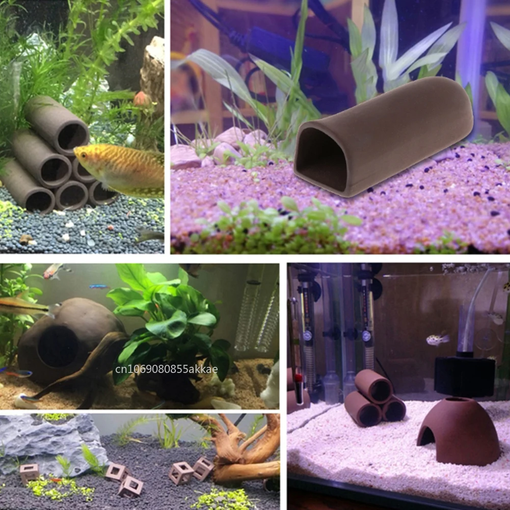 1pc Fish Tank Cave Aquarium Ac - Marine Aquarium For Sale avaliação e preço